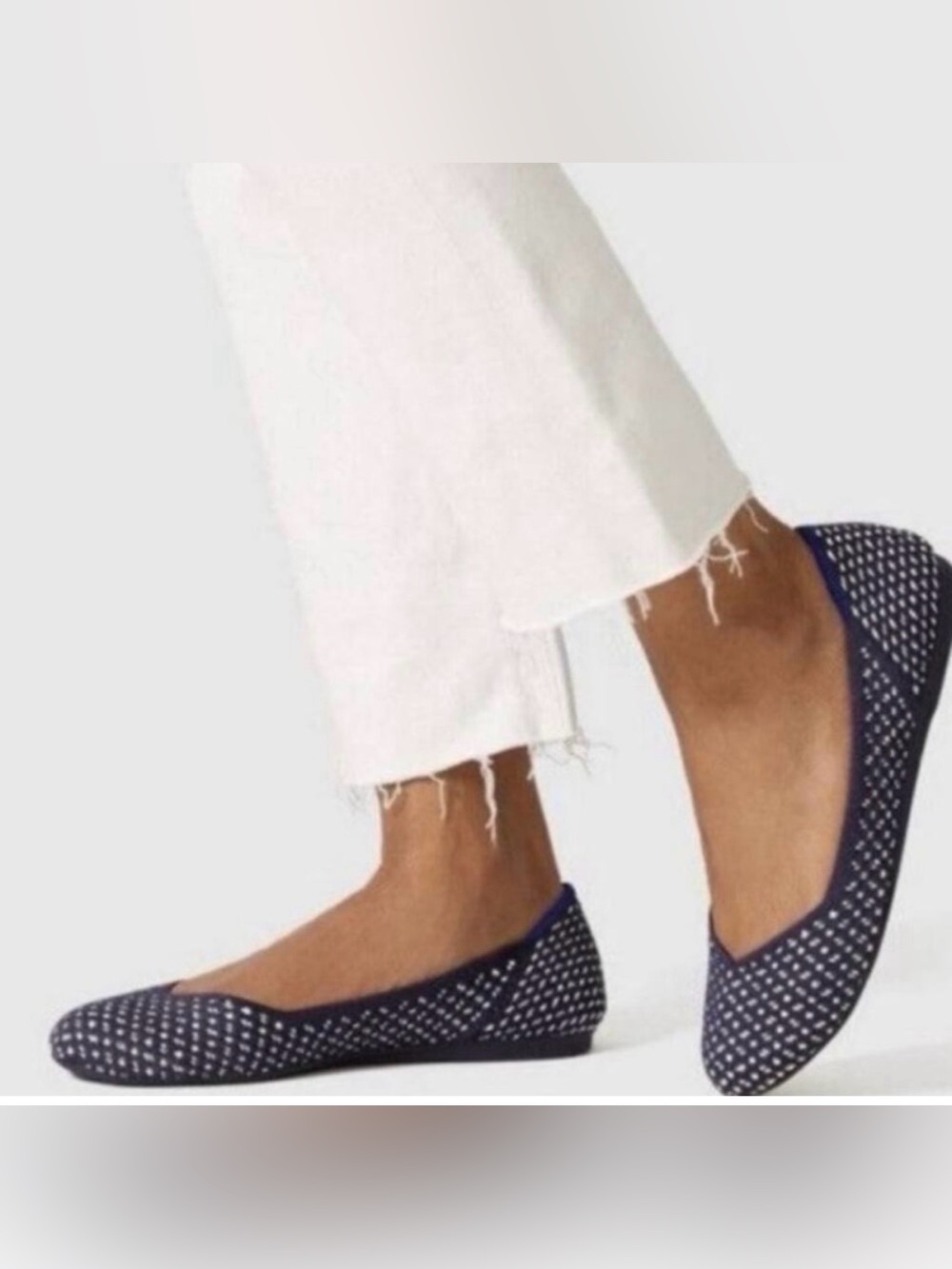 Rothy’s Maritime Navy Honeycomb flats size 7